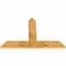 Ekena Millwork Portland Rough Sawn Timber Gable Bracket, Western Red Cedar, 48"W x 32"H x 2"D x 6"F, 16/12 Pitch GBW048X32X0206POR00RWR - alternate 4